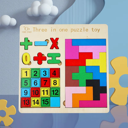 Puzzle tetris 3 en 1 Montessori