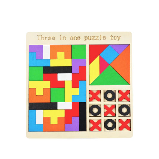 Puzzle tetris 3 en 1 Montessori