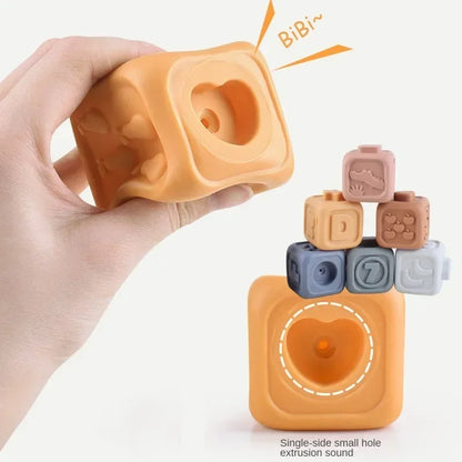 Bloques de silicona Montessori