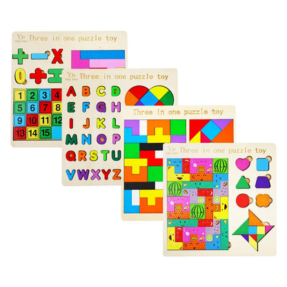 Puzzle tetris 3 en 1 Montessori