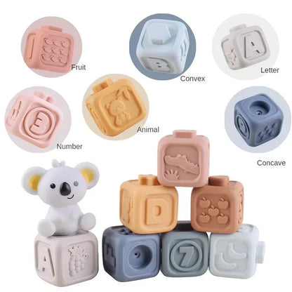 Bloques de silicona Montessori