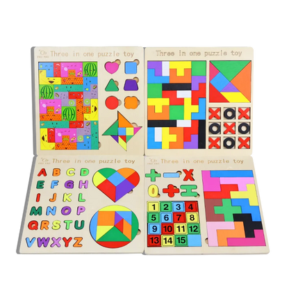 Puzzle tetris 3 en 1 Montessori