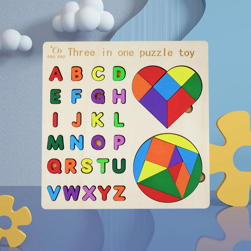 Puzzle tetris 3 en 1 Montessori