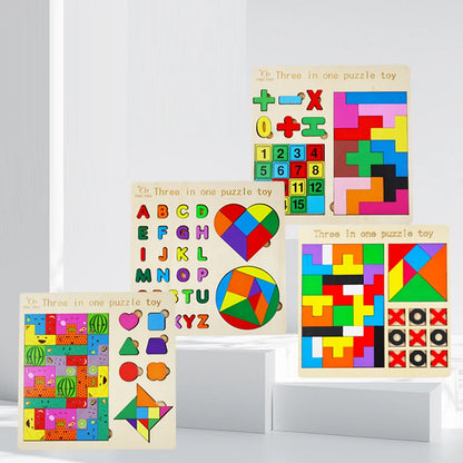Puzzle tetris 3 en 1 Montessori